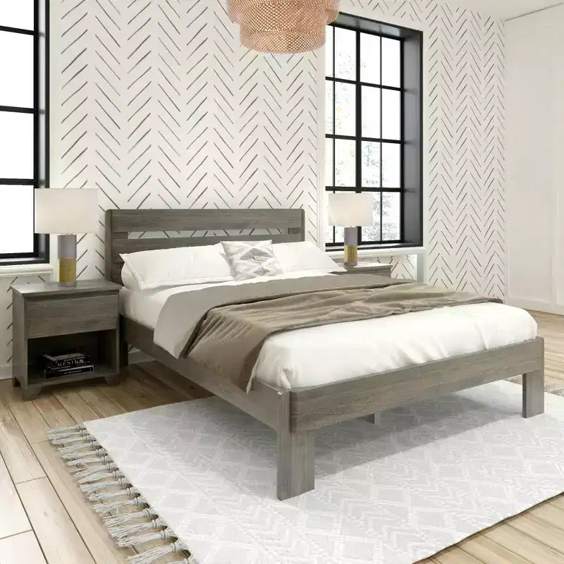 Letto a doghe queen Max & Lily Farmhouse