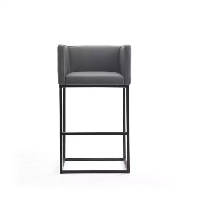 Set di 3 Sgabelli da Bar Imbottiti Embassy in Metallo - Manhattan Comfort