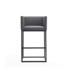 Set di 3 Sgabelli da Bar Imbottiti Embassy in Metallo - Manhattan Comfort