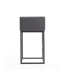 Set di 3 Sgabelli da Bar Imbottiti Embassy in Metallo - Manhattan Comfort