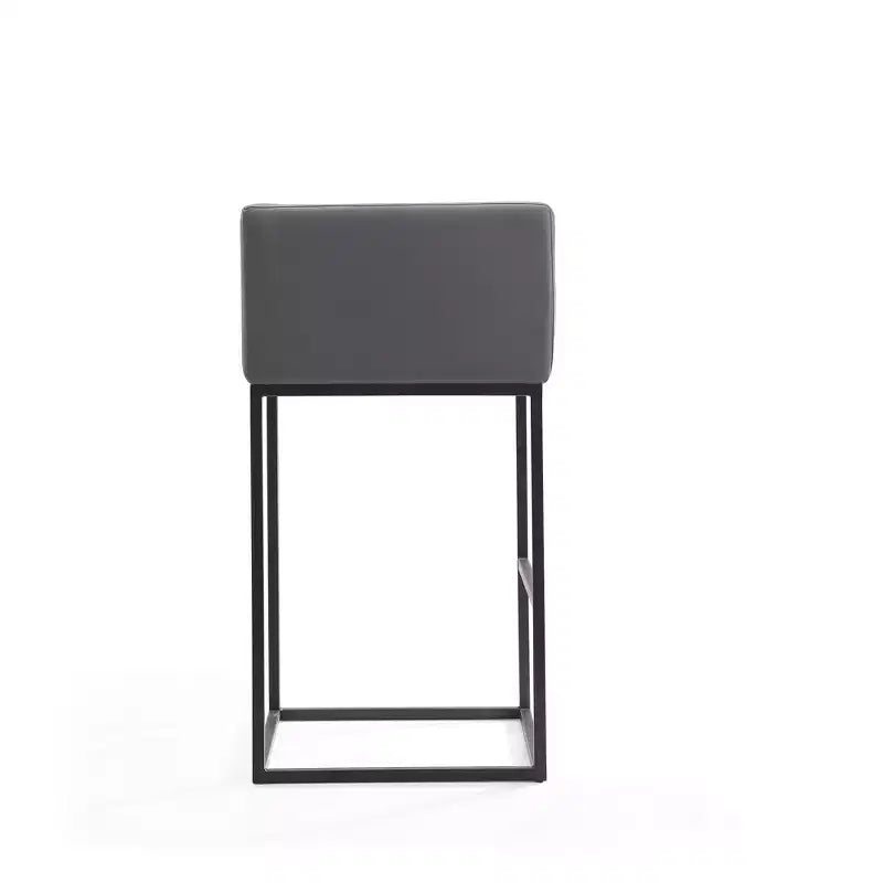 Set di 3 Sgabelli da Bar Imbottiti Embassy in Metallo - Manhattan Comfort