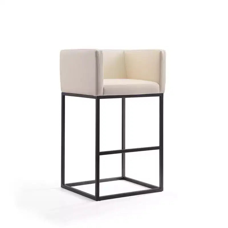 Set di 3 Sgabelli da Bar Imbottiti Embassy in Metallo - Manhattan Comfort