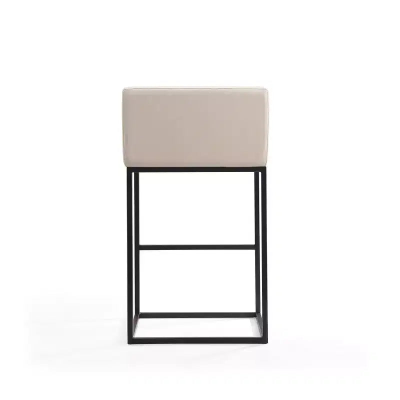 Set di 3 Sgabelli da Bar Imbottiti Embassy in Metallo - Manhattan Comfort