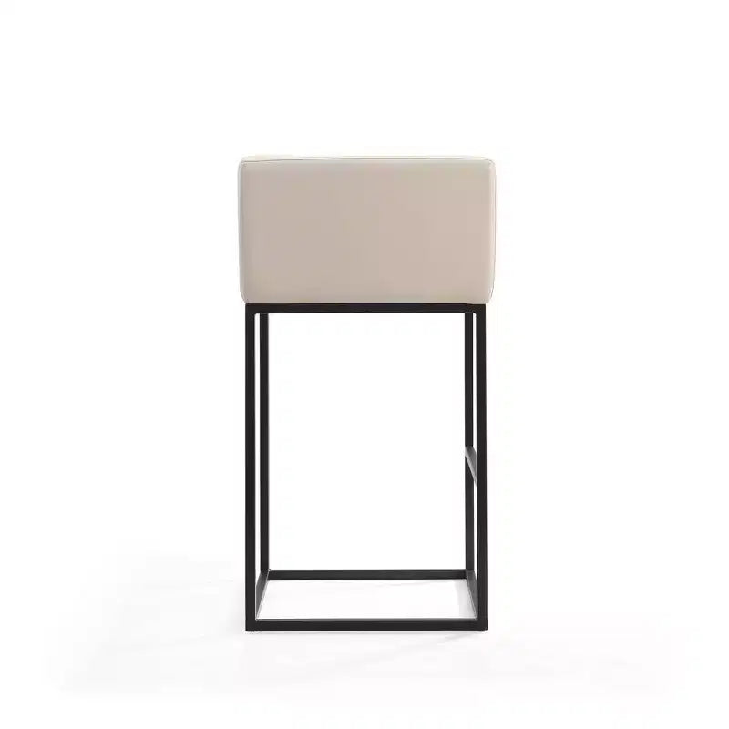 Set di 3 Sgabelli da Bar Imbottiti Embassy in Metallo - Manhattan Comfort