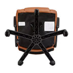 Flash Furniture Flash Fundamentals Sedia da Ufficio Girevole Big & Tall in LeatherSoft con Braccioli Imbottiti, Portata 181 kg