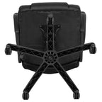 Flash Furniture Flash Fundamentals Sedia da Ufficio Girevole Big & Tall in LeatherSoft con Braccioli Imbottiti, Portata 181 kg