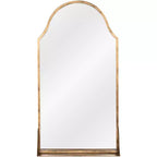 Cooper Classics Sawyer Antique Bronze 20 x 38 Wall Mirror with Shelf