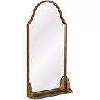 Specchio da parete Cooper Classics Sawyer bronzo antico 20 x 38 con ripiano