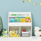 Costway Libreria per Bambini Scaffale in Legno Mobile Organizzatore Giocattoli