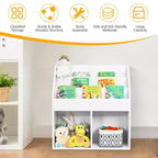 Costway Libreria per Bambini Scaffale in Legno Mobile Organizzatore Giocattoli