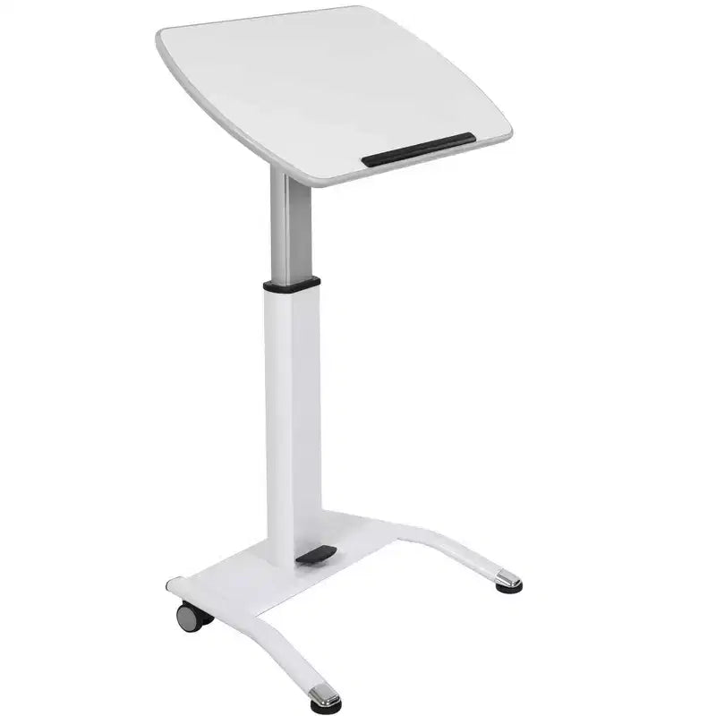 Stand Up Desk Store Supporto per laptop con leggio inclinabile regolabile in altezza con sollevamento pneumatico