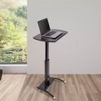 Stand Up Desk Store Supporto per laptop con leggio inclinabile regolabile in altezza con sollevamento pneumatico