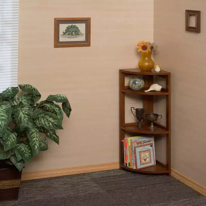 Libreria pieghevole ad angolo alto Cakewalk - Regency