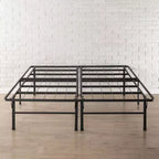 14 Telaio Letto in Acciaio Premium e Base Letto Piattaforma Nero - Mellow