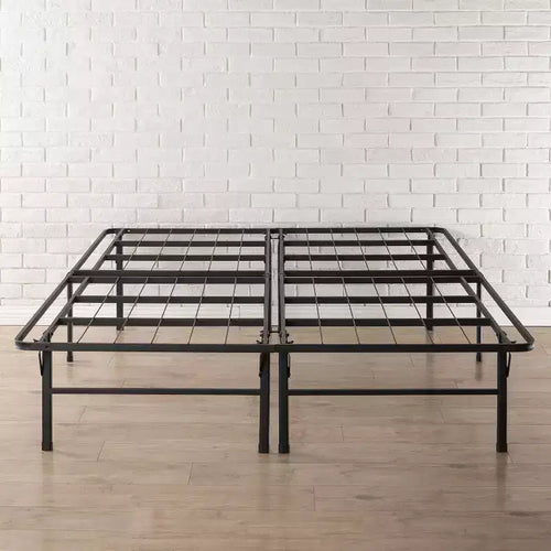 14 Telaio Letto in Acciaio Premium e Base Letto Piattaforma Nero - Mellow