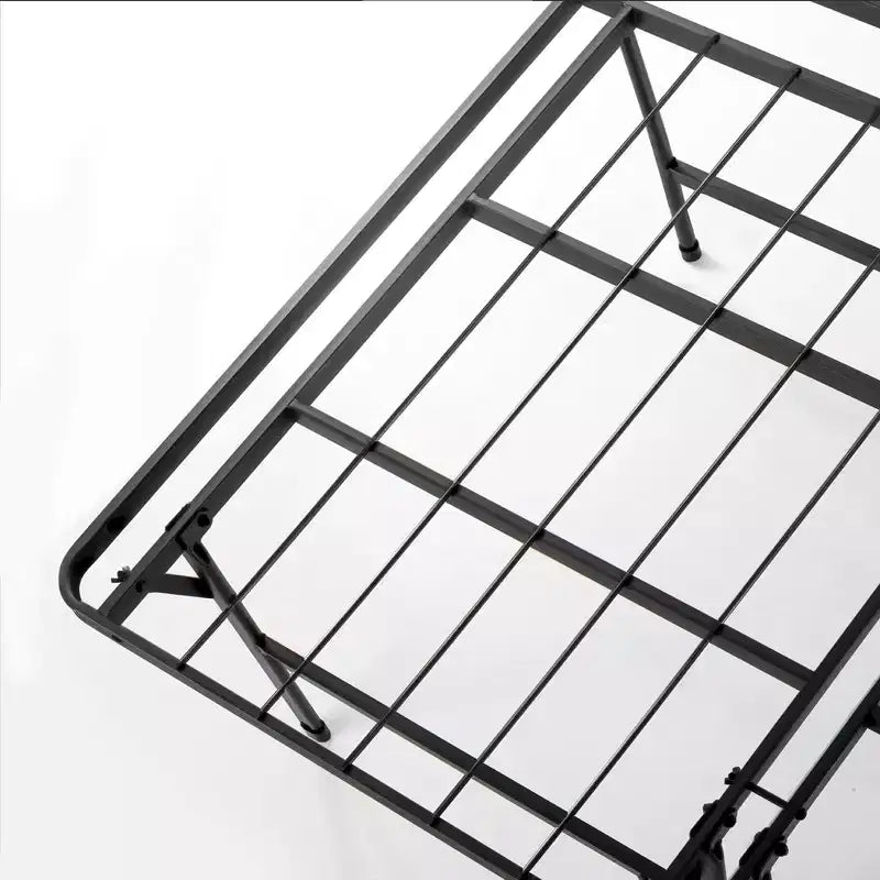 14 Telaio Letto in Acciaio Premium e Base Letto Piattaforma Nero - Mellow