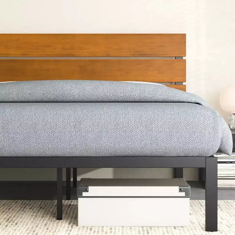 Paul Struttura Letto in Metallo Naturale - ZINUS
