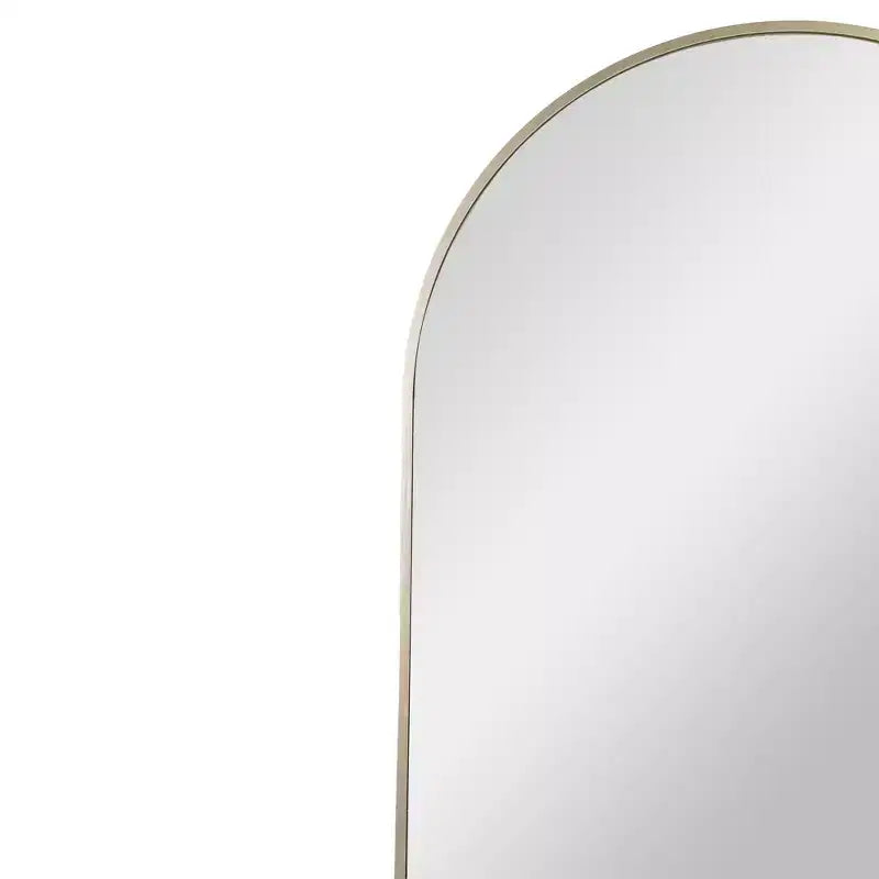 Northlight Specchio da Parete Moderno ad Arco con Cornice Dorata 36