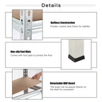 Costway 2 pz Scaffali di Stoccaggio in Metallo a 5 Ripiani 152 cm Ripiani Regolabili Argento/Grigio/Blu