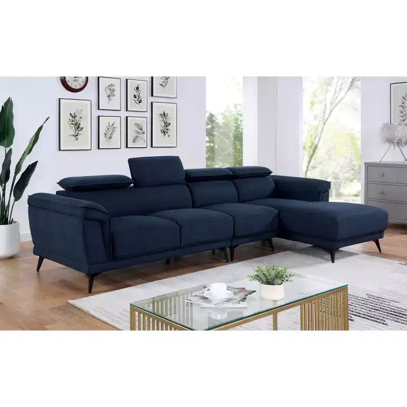 Divano componibile grande Fleet con poggiatesta regolabile - miBasics