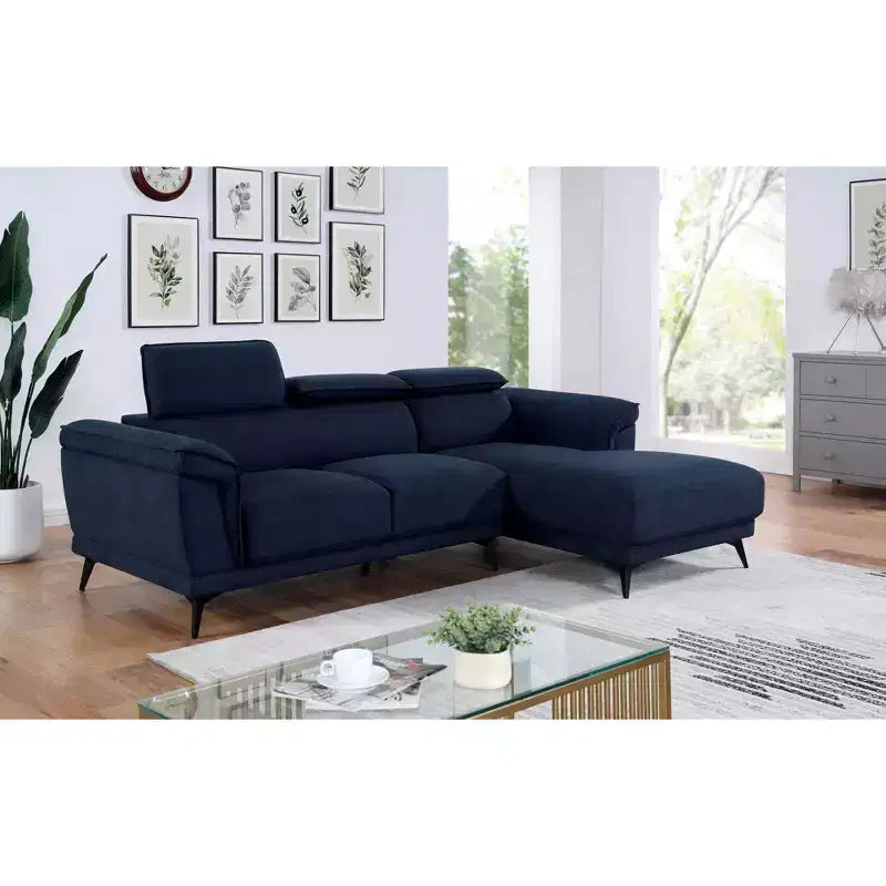 Divano componibile grande Fleet con poggiatesta regolabile - miBasics