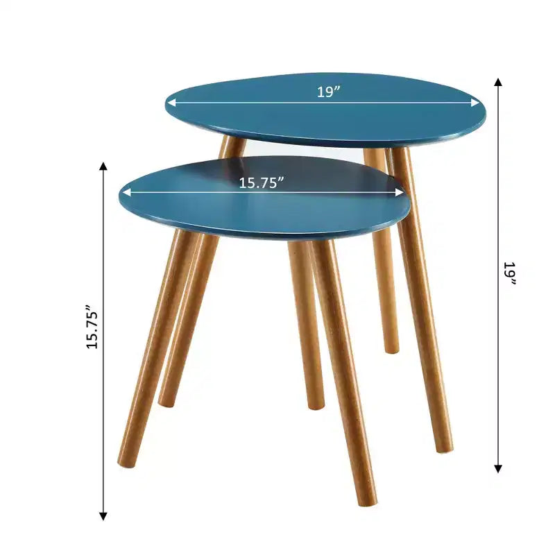 Set di 2 tavolini impilabili Oslo - Breighton Home