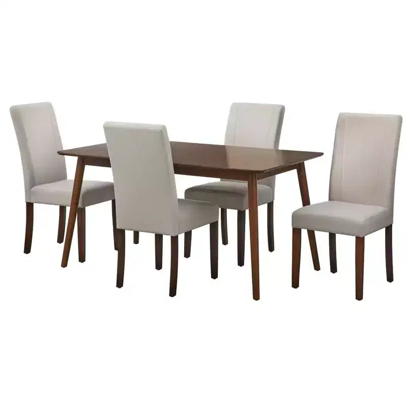 Set da pranzo rettangolare 5 pezzi Lizzy - Buylateral