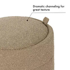Pouf rotondo contenitore - HomePop