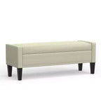Panca contenitore imbottita con braccioli tronchi Glenwillow Home 52