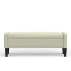 Panca contenitore imbottita con braccioli tronchi Glenwillow Home 52