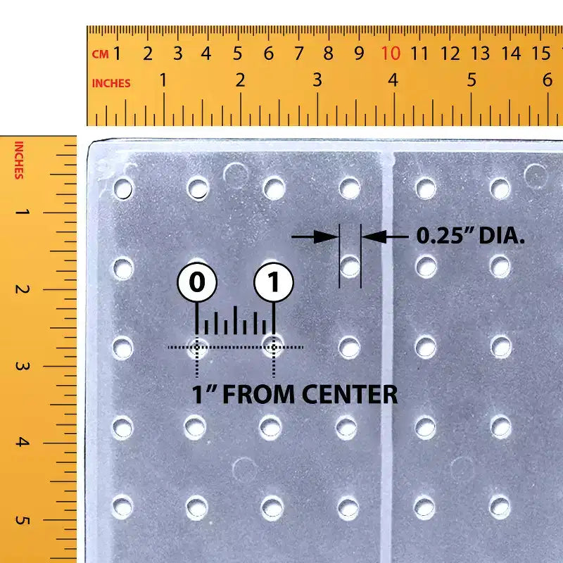Kit Organizer da Parete per Pegboard Azar Displays 70 Pezzi