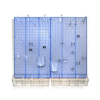 Kit Organizer da Parete per Pegboard Azar Displays 70 Pezzi