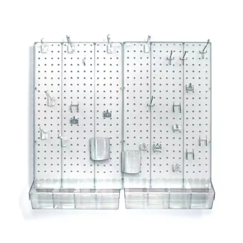 Kit Organizer da Parete per Pegboard Azar Displays 70 Pezzi
