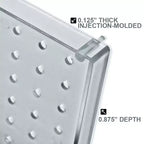 Kit Organizer da Parete per Pegboard Azar Displays 70 Pezzi