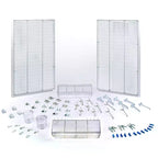 Kit Organizer da Parete per Pegboard Azar Displays 70 Pezzi