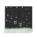 Azar Displays 70-Piece Pegboard Wall Organizer Kit
