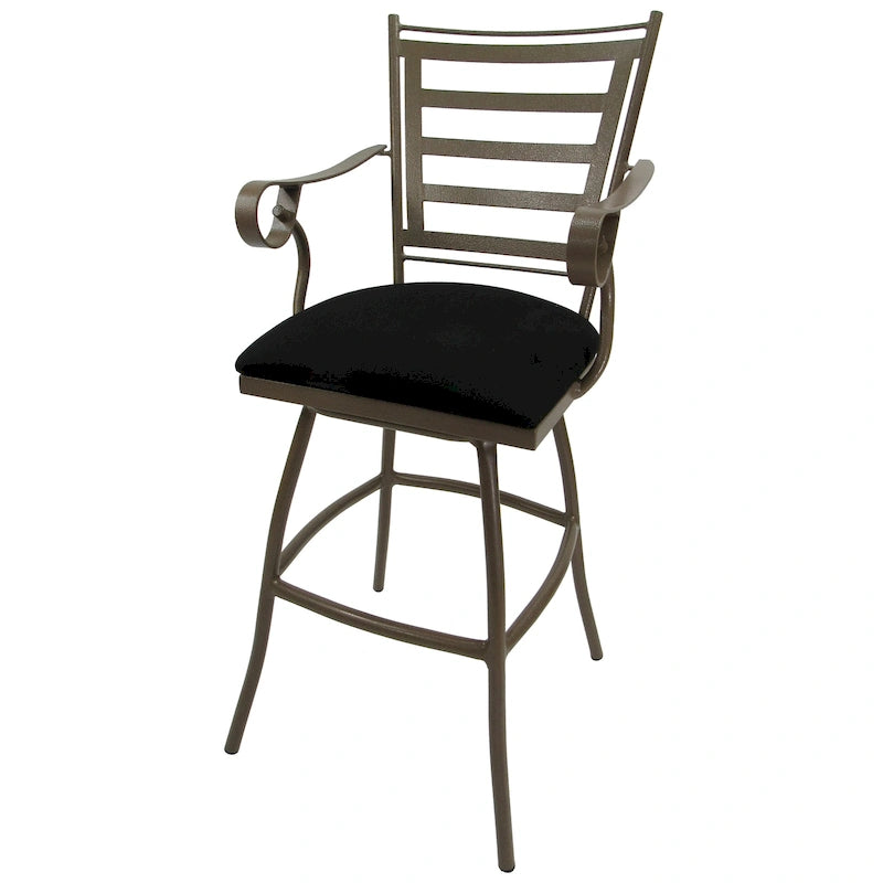 Sgabello da Bar Extra Alto per Spettatore da 35 Pollici con Telaio Beige – Altezza Seduta 35"
