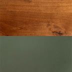 Tavolino Modern Farmhouse da 60 cm con Finitura Bicolore – Completamente Assemblato