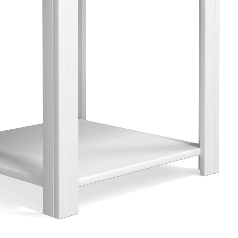Tavolino Modern Farmhouse da 60 cm con Finitura Bicolore – Completamente Assemblato