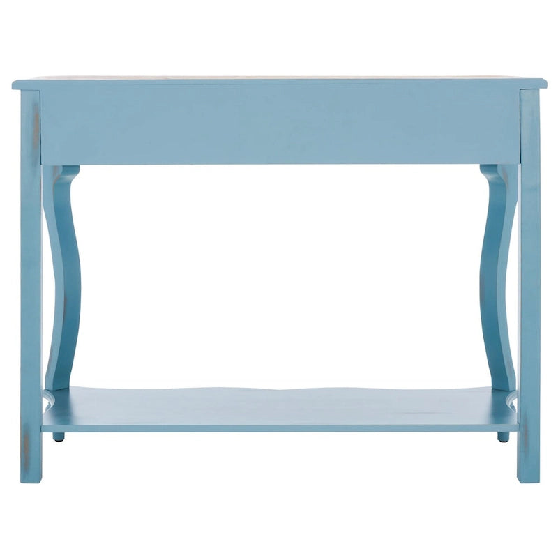Tavolino d'appoggio in ferro dorato con piano a specchio – 15Lx15Px20A, stile contemporaneo