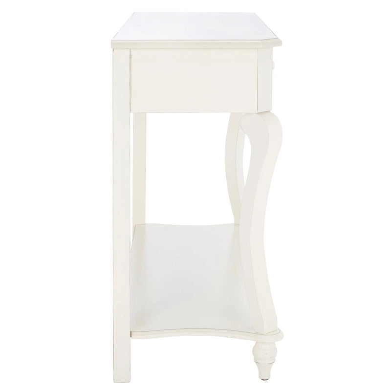 Tavolino d'appoggio in ferro dorato con piano a specchio – 15Lx15Px20A, stile contemporaneo