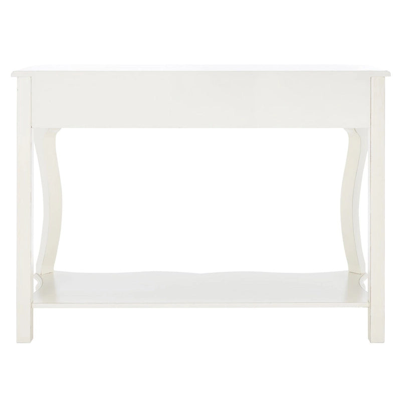 Tavolino d'appoggio in ferro dorato con piano a specchio – 15Lx15Px20A, stile contemporaneo