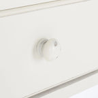 Tavolino d'appoggio in ferro dorato con piano a specchio – 15Lx15Px20A, stile contemporaneo