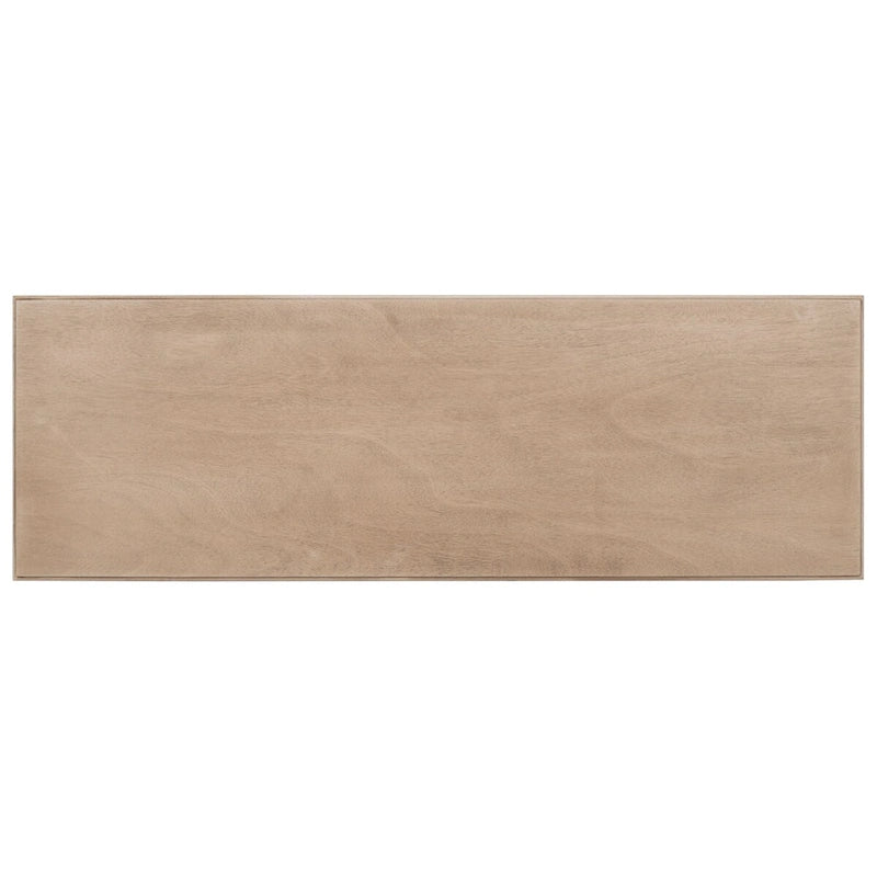 Mobile TV rustico con 2 ante e 2 ripiani aperti – 119 cm L x 40 cm P x 50 cm H