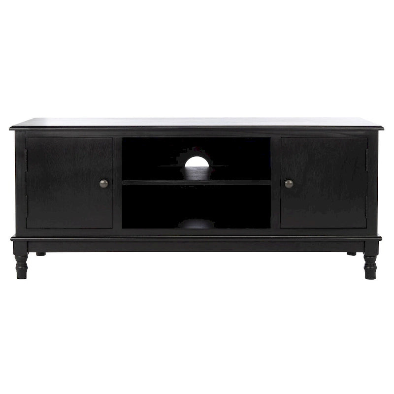 Mobile TV rustico con 2 ante e 2 ripiani aperti – 119 cm L x 40 cm P x 50 cm H