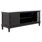 Mobile TV rustico con 2 ante e 2 ripiani aperti – 119 cm L x 40 cm P x 50 cm H