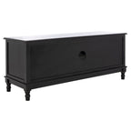 Mobile TV rustico con 2 ante e 2 ripiani aperti – 119 cm L x 40 cm P x 50 cm H