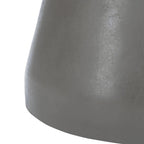 Tavolino d'appoggio in cemento per interni ed esterni – 30x30x43 cm, design moderno curvo