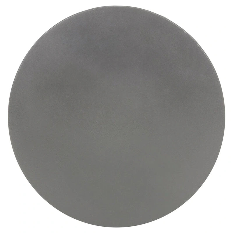 Tavolino d'appoggio in cemento per interni ed esterni – 30x30x43 cm, design moderno curvo