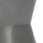 Tavolino d'appoggio in cemento per interni ed esterni – 30x30x43 cm, design moderno curvo